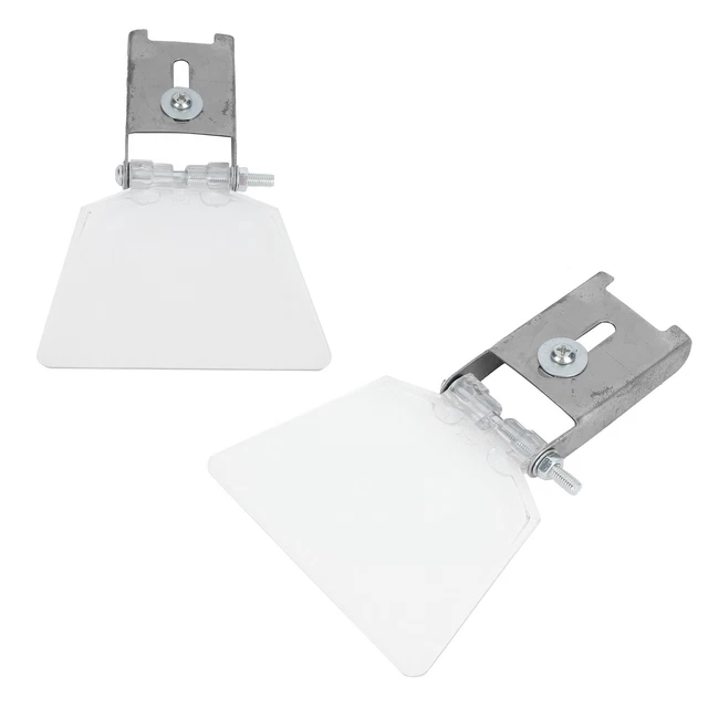 Visières De Meuleuse D'Établi - 2 Pièces | Acier Inoxydable 304 | Pour Meuleuses 125-250mm | Protection Yeux