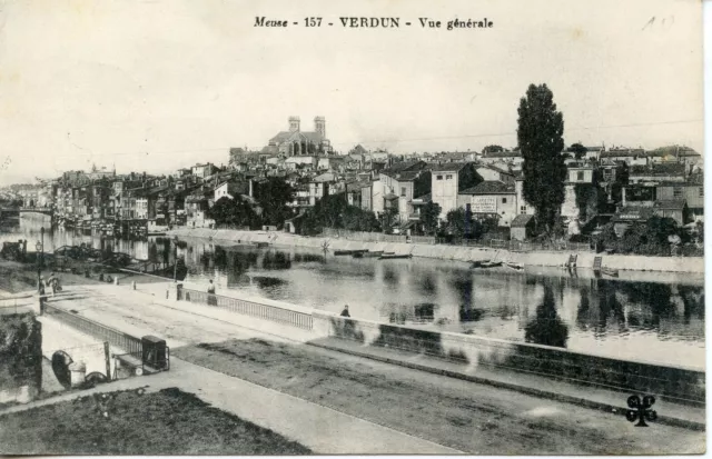 Carte Postale La Meuse // Verdun Vue Generale + Cachet