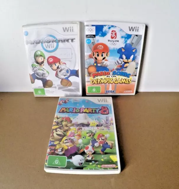 MARIO BUNDLE - NINTENDO WII GAMES - FAST& FREE DISPATCH - GALAXY KART BROS  PARTY