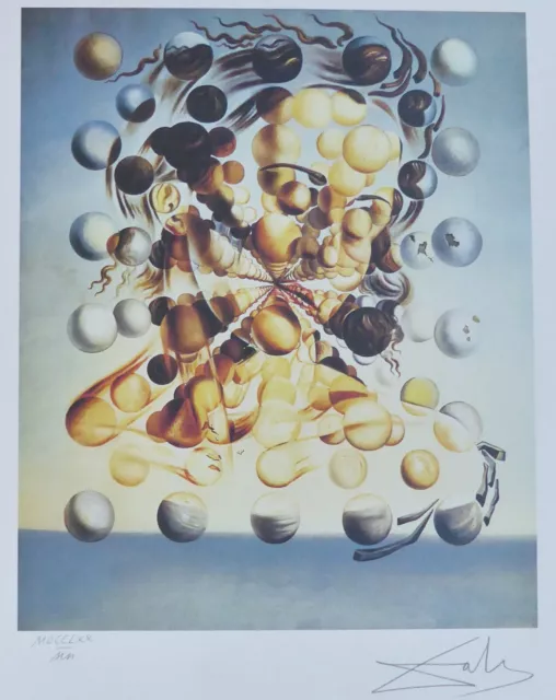 Salvador Dali Galatea Di The Sfere Mano Numerata Piastra Firmato Litografia