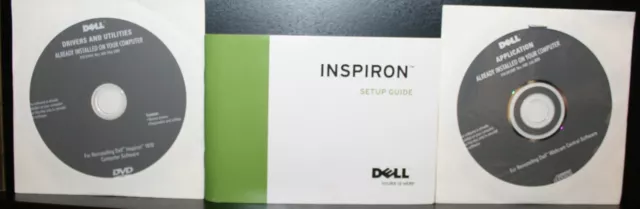 2 Webcam D'application Cd Dell Inspiron Neuves, Utilitaires Pilotes Dvd Dell 1010, Guide