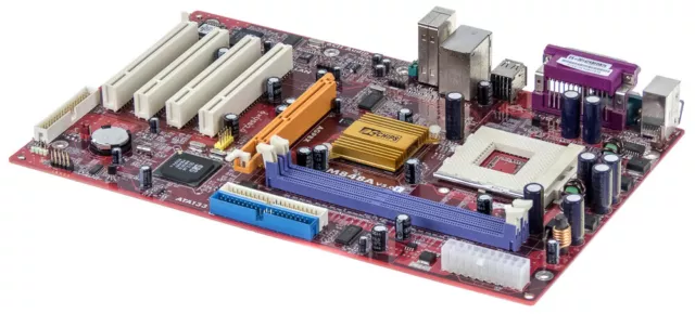Scheda Madre PC Chip M848A Presa 462 2x DDR AGP 4x PCI