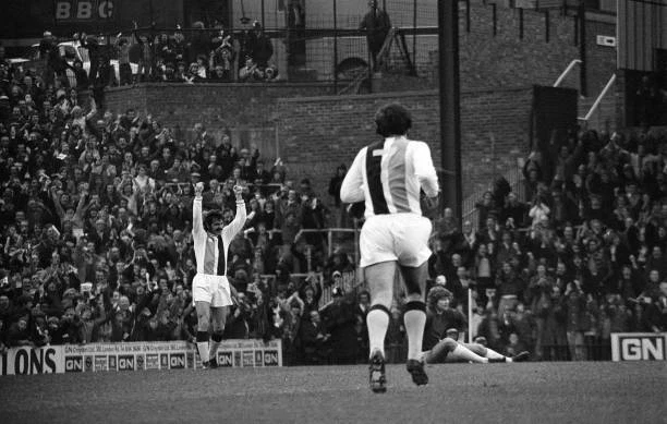 DON ROGERS SCORED on his debut for Crystal Palace in the Footb 1972