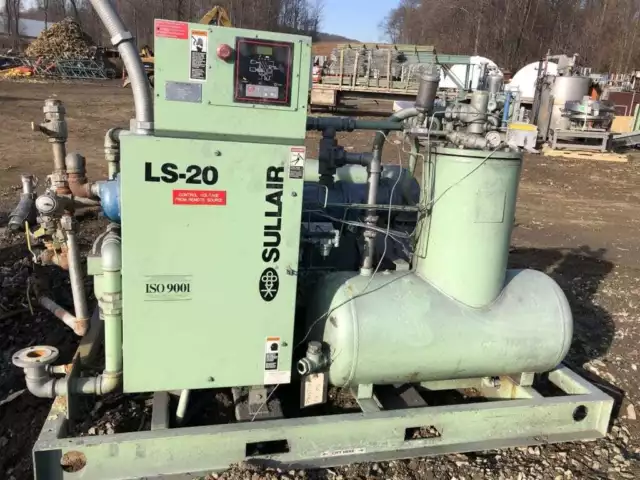 Sullair LS20-100L 100 HP Rotary Screw Air Compressor 110 PSI