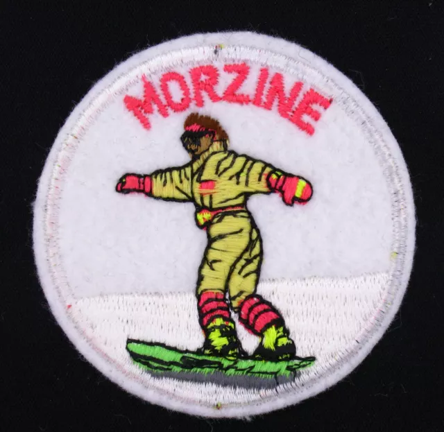 Ecusson brodé (patch/embroidered crest) ♦ Ski Morzine