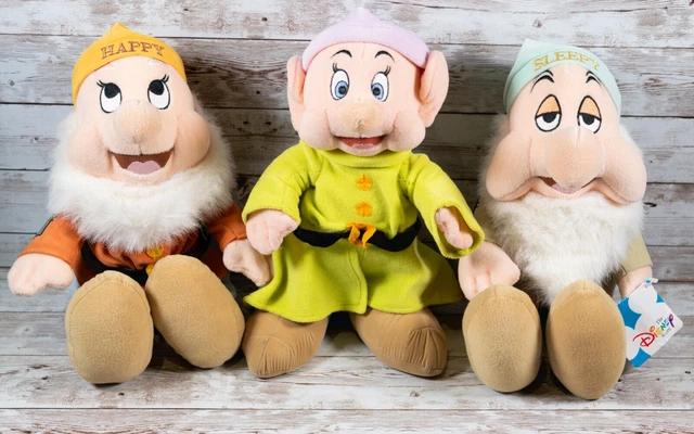 Disney seven dwarfs soft toys top