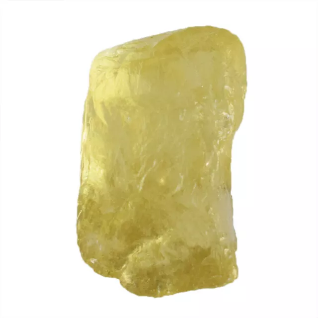 59 Cts Natural Brazilian Lemon Quartz Loose Gemstone Fancy Rough