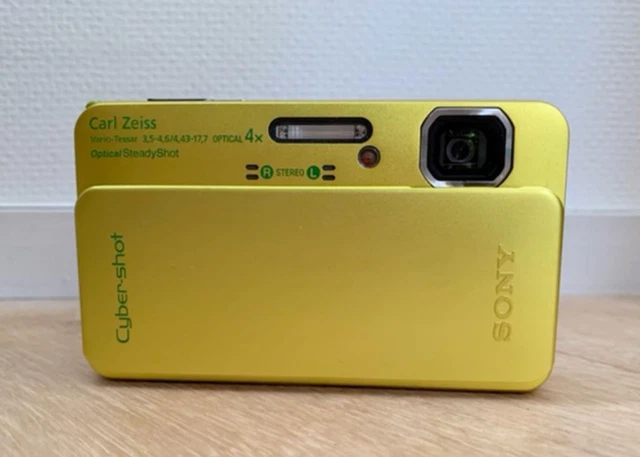 Sony Cyber-shot DSC-TX10 G Digital Camera Body Green 16.2MP Waterproof 4x Zoom
