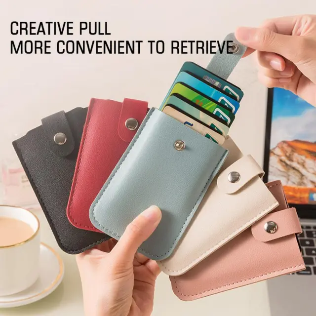 Pulling Type Multi Card ID Sleeve Anti Demagnetization Compact Ultra-thin Clip