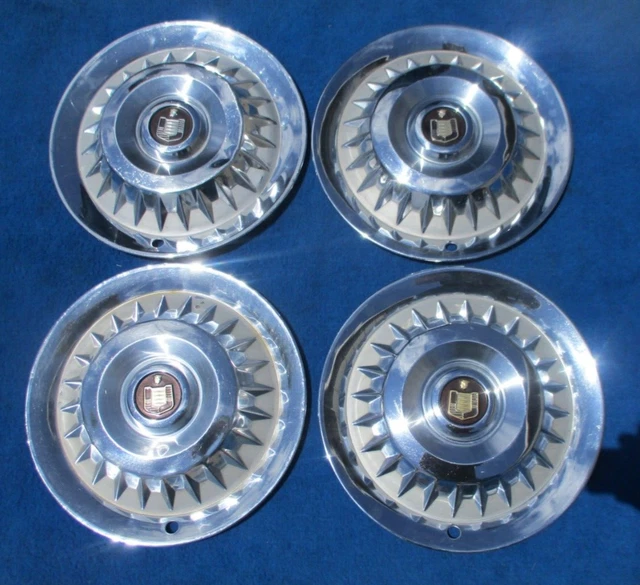 1959 Mercury 14" Wheel Cover Hubcap Set of 4 Original FOMOCO Very Nice Used