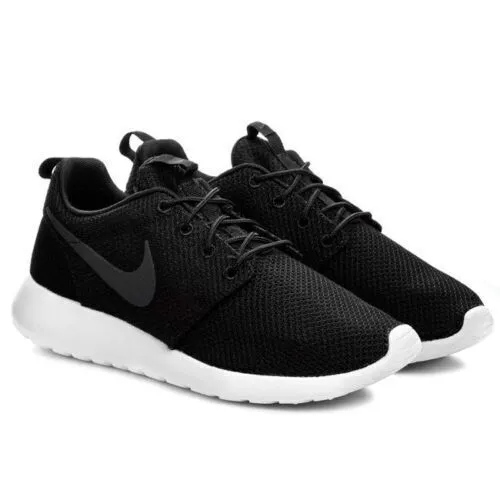 Nike Roshe Run 511881-010 Mens Black Anthracite Sail Running Sneaker Shoes WOO53