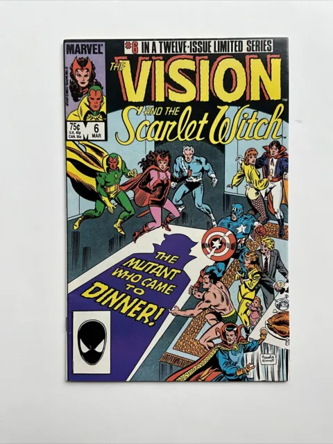 Vision And The Scarlet Witch #6 (1986) 9.2 NM Marvel High Grade Comic Book