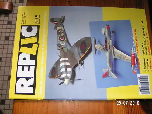 Replic n°29 Spitfire MK XIV MK Vb Lockheed T-33 T-Bird