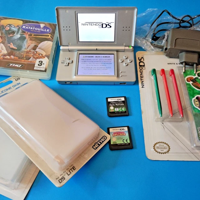 Console NINTENDO DS LITE + 3 Giochi + 2 Cover + Starter Kit MARIO - DISNEY