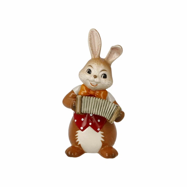 Figurine de lapin de Pâques, Pâques peinte à la main, décoration de