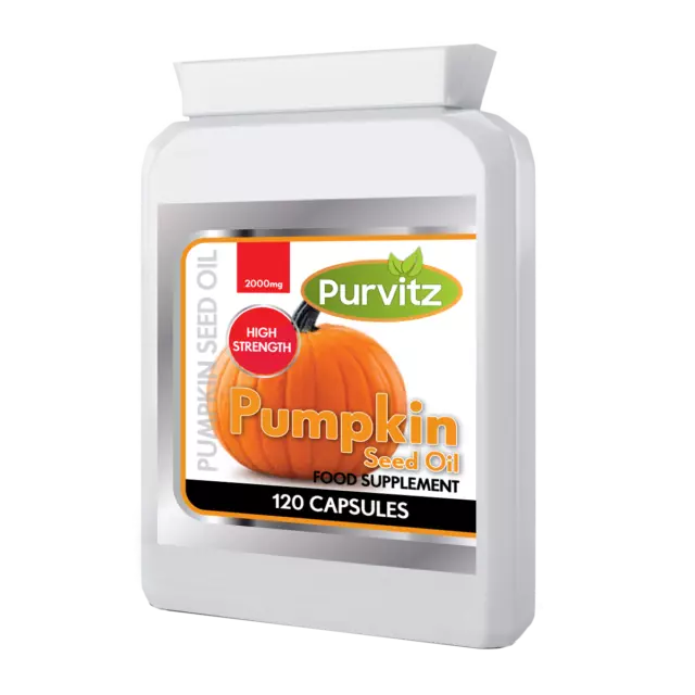 Pumpkin Seed 2000mg Capsules Mens Health Prostate Support Fertility UK Male