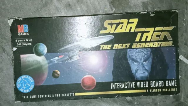 Star trek Next Generation Interactive Board Game Damaged Box