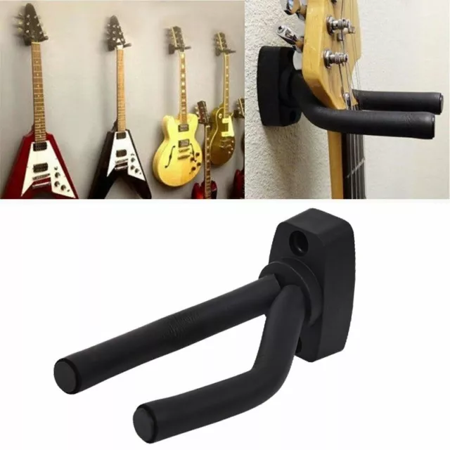 1/ 3x Guitar/ Bass Wall Mount Hanger Hook Display Instrument Anchor Stands Racks