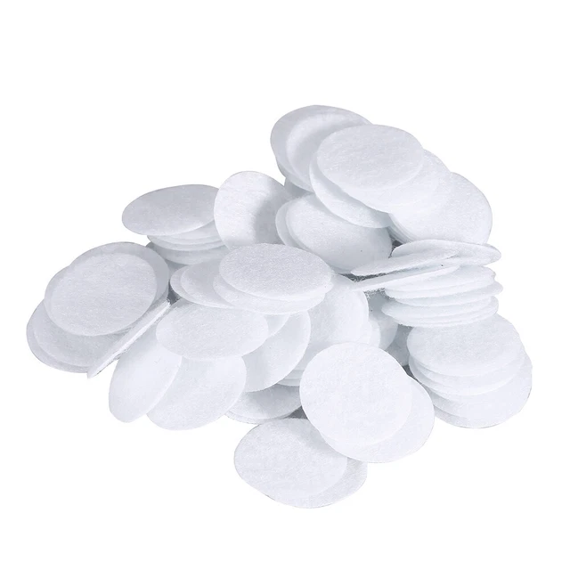 (20 mm) 100 x cuscinetti filtranti rotondi filtro cotone per rimozione punti neri BST