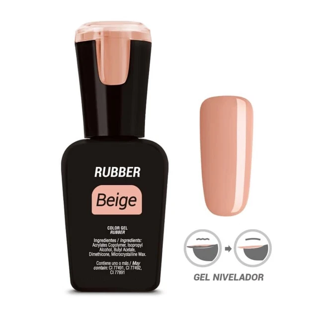 Rubber beigh Organic nails Nails 15 ml