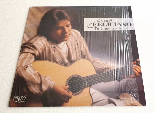 Jose Feliciano Tu Inmenso Amor - Lp Album Vinyl 12" - 1987 Label Emi -Ita