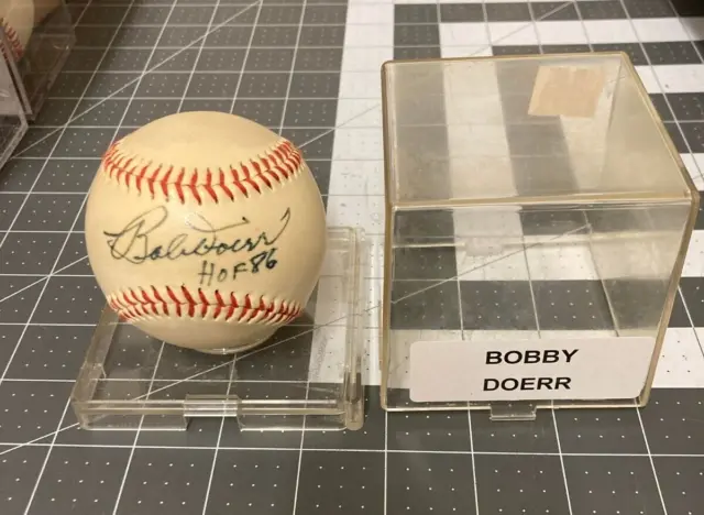 Bobby Doerr Autographed Official Major League Baseball Signed Autographed