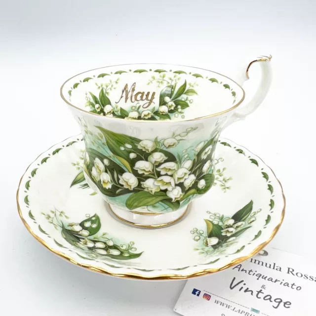 Tazza da tè The in porcellana Royal Albert con mese tazzina inglese MAGGIO 900