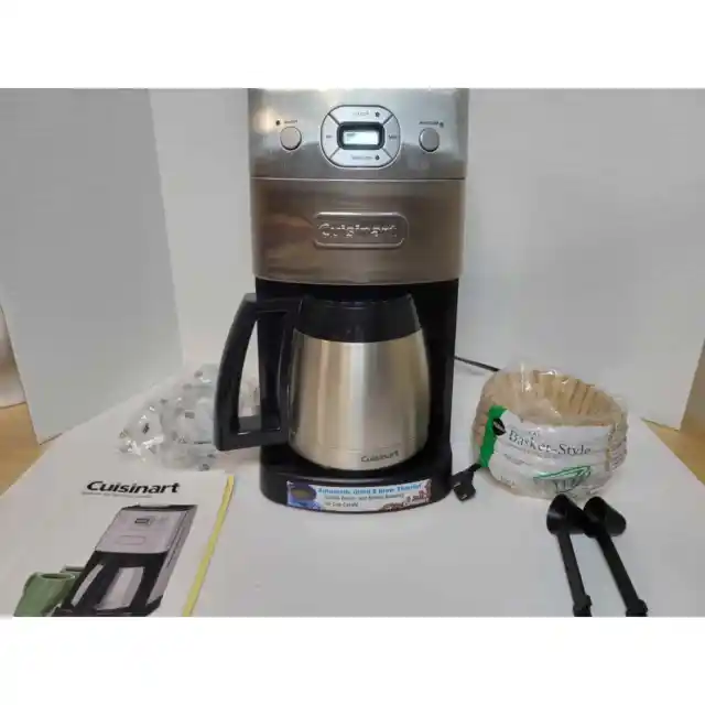 Cuisinart DGB-650 Fully Burr Thermal Grind & Brew Automatic Coffeemaker 10 Cup