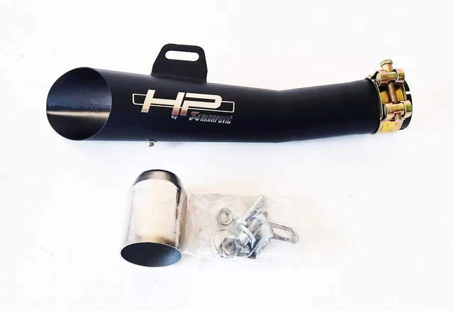 Silencieux universel pour tuyau d'échappement de moto HP AKRAPOVIC - TOUT NEUF