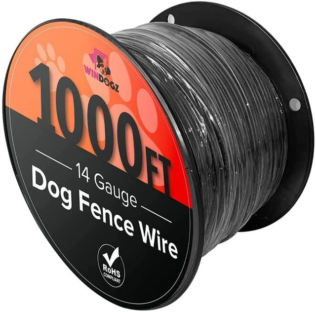 DOG FENCE WIRE for Electric Fence System 1000 ft 14 Gauge Pro Grade