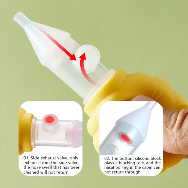 Silicone New Born Baby Safety Nose Cleaner Children Nasal Aspirator Nasal Device