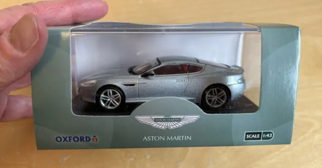 Oxford Diecast AMDB9001 Aston Martin DB9 Coupe Silver 1/43 scale