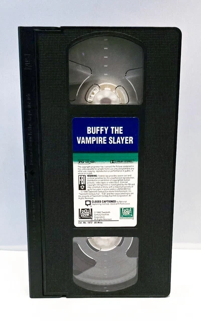 BUFFY THE VAMPIRE Slayer VHS Rare 1992 Vintage Monster Comedy ...