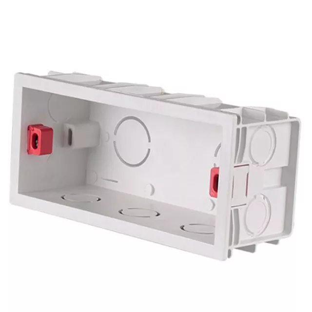 118 Tipo Caja de revestimiento seco 47mm Profundidad Interruptor de pared CAJA Toma de pared Casete H4J.AP