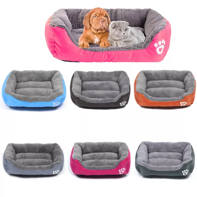 Washable Pet Dog Cat Bed Puppy Cushion House Pet Soft Warm Kennel Dog Mat Blanke