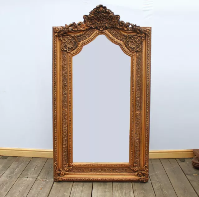 Magnificent French Large Baroque / Roccoco Mirror Antique Guilt Gold Stunning.