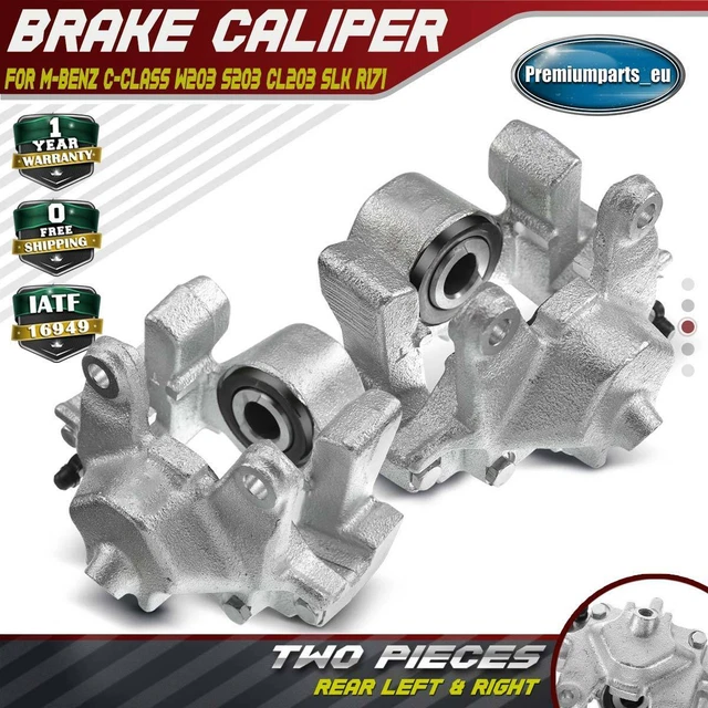 2 x Rear Brake Caliper For MERCEDES-BENZ C-CLASS 1993-2001 HZT/ME/171A