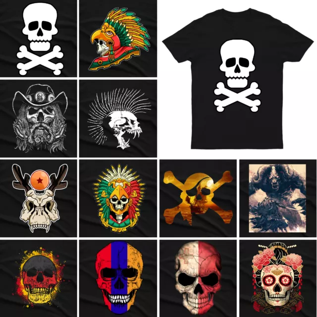 Skull Devil Heavy Metal Rock Demon Unisex Tee Top Mens T shirts #P1 #PR #M
