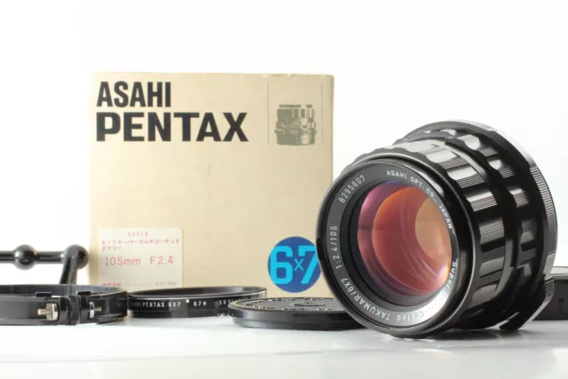No Jaunissement [ Near Mint en Boîte] PENTAX Smc Takumar 6x7 105mm f2.4 Lentille