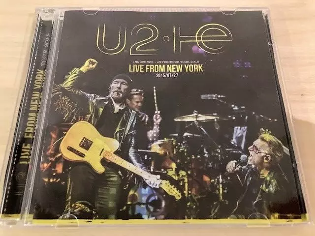 U2 Live New York 2015 Msg Rare 2 Cds