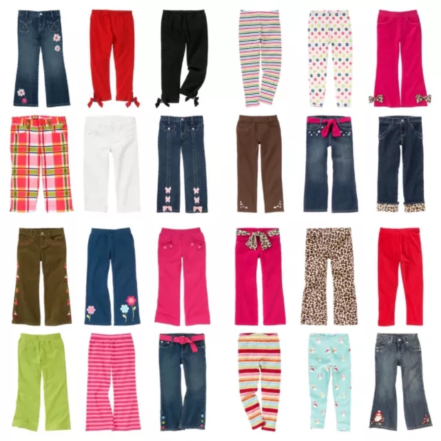 NWT GYMBOREE Kids Girl Jeans Leggings Pants Capri Adjustable or Elastic Waist