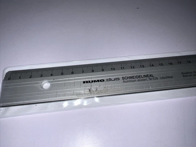 Schneidelineal Rumold Nr. 639/50 DUO, 50cm Lang Rutschfest - k3