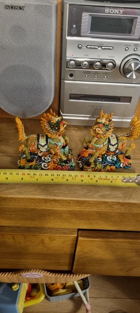 Colourful Chinese Dragon Feng Shui Figure Statue for Luck