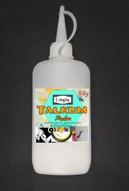 50g Talkum Talc  Talk Schlauch Reifen Latex Gummi Pflege Profi Qualität