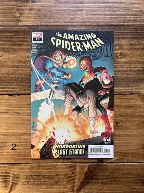 Amazing Spiderman #13 Cover A John Romita Jr Gold Goblin Marvel Comic 2022 NM