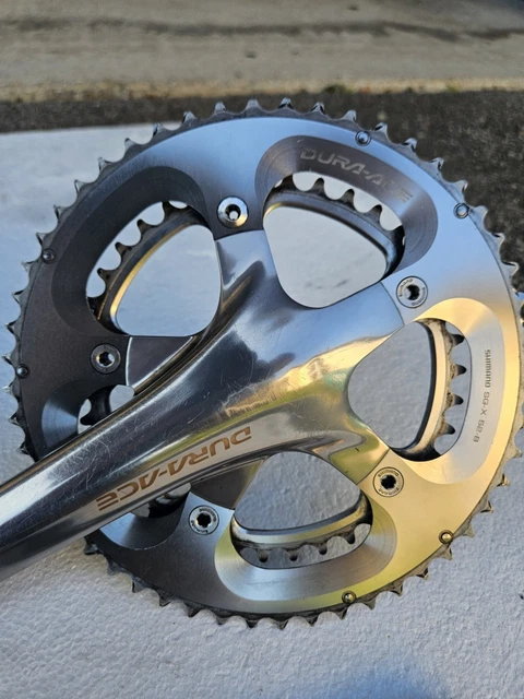 Pédalier Vélo Route Shimano Dura Ace FC-7700 - Alliage 172.5mm, Plateau 53/39, Occasion