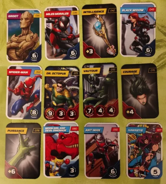 LOT DE 12 cartes Marvel Leclerc 2023 EUR 4,90 PicClick FR