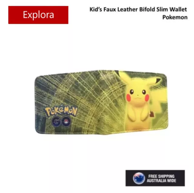 New Pokemon Go Pikachu  Faux Leather Wallet  with Coin Pouch 2 2