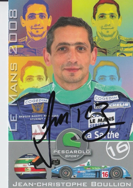 Combinaison Nomex Jean-Christophe Boullion – Williams F1 1997 – Signée