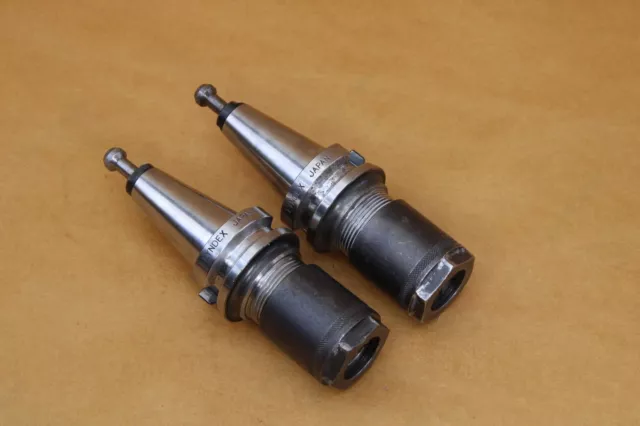 TWO LYNDEX Collet Chucks DA180 BT30  ONE COLLET